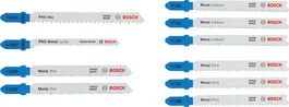 Bosch metalli tikksae terade komplekt 10 osa metalli lõikamiseks.