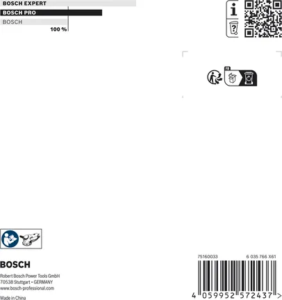 Bosch PRO lihvtald keskmise läbimõõduga 125 mm, 8 auguga.