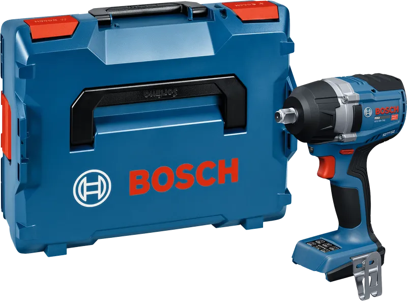 Bosch GDS 18V-750 akuga löökkruvikeeraja koos kandekotiga.