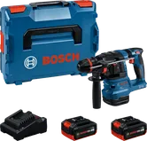 Bosch GBH 18V-22 puurvasar koos kohvriga, akud ja laadija.