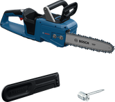 Bosch GKE 18V-30 akuga mootorsaag koos lisatarvikutega.