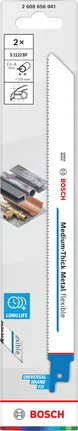 Bosch S 1122 BF bimetalllõikeketas keskmise paksusega metalli lõikamiseks.