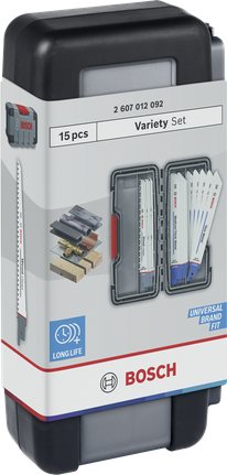 Bosch Variety edasi-tagasi saelehtede komplekt 15 osa karbis.