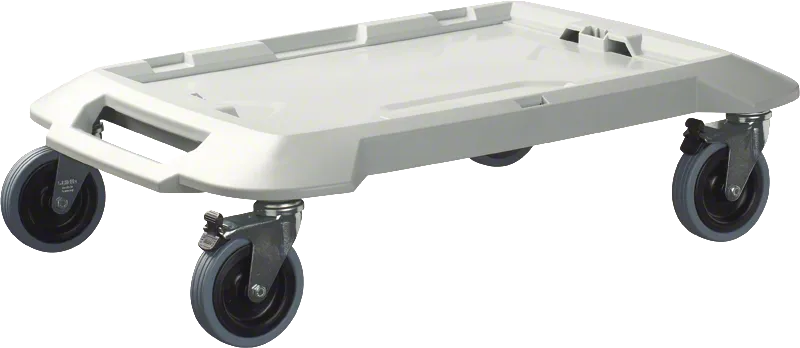 Bosch transpordikäru nelja pöörleva rattaga.