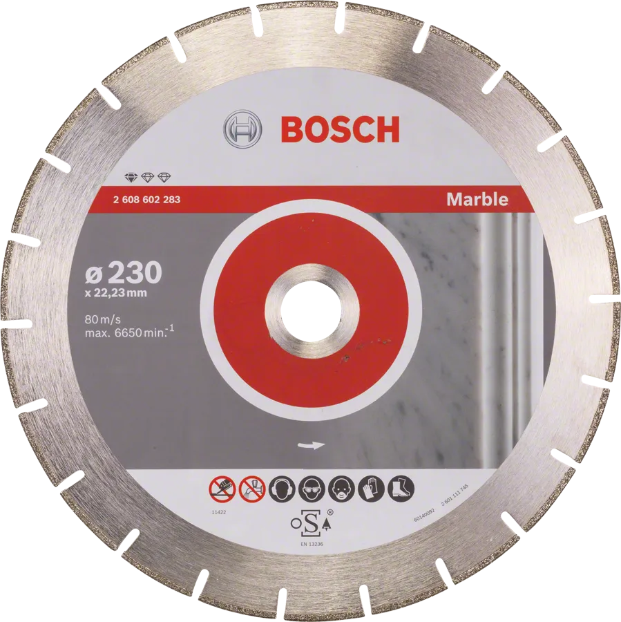 قرص قطع الماس من Bosch للرخام 230 مم.