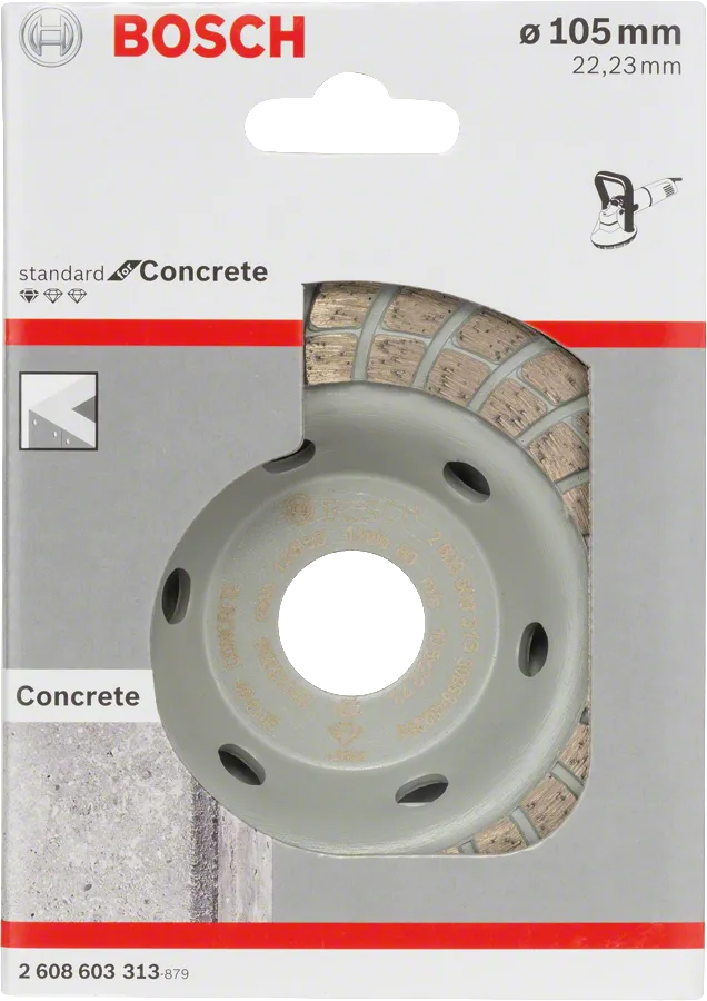 قرص قطع الماس من Bosch للخرسانة توربو.