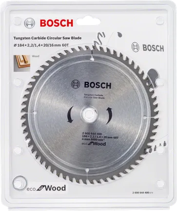 شفرة منشار Bosch الدائرية الصديقة للبيئة للخشب.