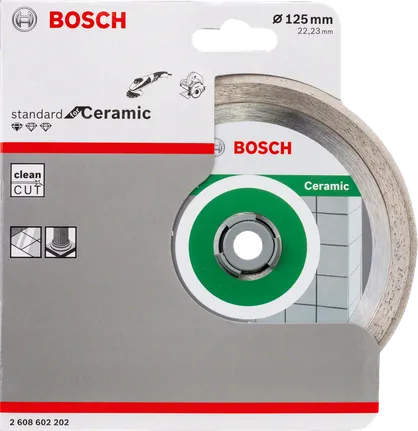 قرص القطع السيراميكي من Bosch 125 مم.