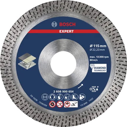 قرص القطع الماسي Bosch EXPERT HardCeramic مقاس 115 مم.
