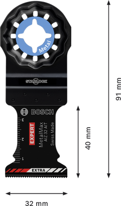شفرة أداة متعددة الاستخدامات من الكربيد Bosch EXPERT MetalMax AIZ 32 AIT.