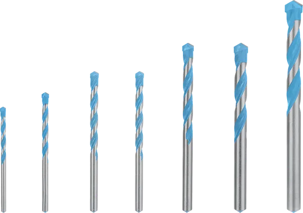 مجموعة مثقاب Bosch EXPERT MultiConstruction CYL-9 مكونة من 7 قطع.