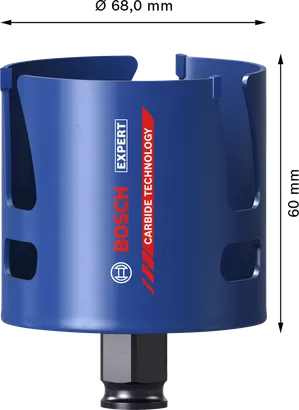 منشار ثقب مواد البناء Bosch EXPERT مقاس 68 × 60 مم.