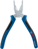 كماشة يدوية من Bosch بمقابض زرقاء مريحة.