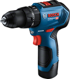 مثقاب Bosch اللاسلكي باللون الأزرق.