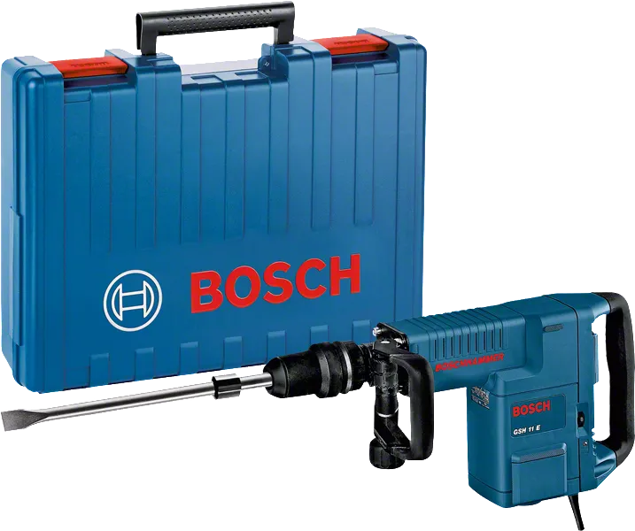 مطرقة الهدم Bosch GSH 11 E مع حقيبة الحمل.