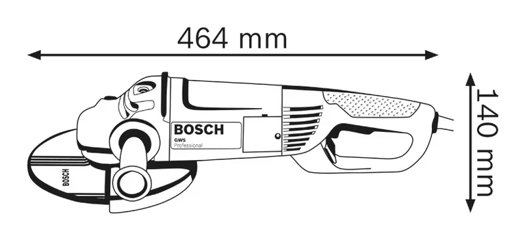 منظر جانبي مُحدَّد الأبعاد.