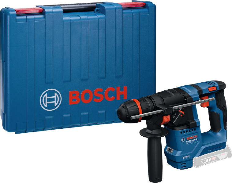مطرقة دوارة Bosch GBH 18V-18 مع حقيبة حمل.