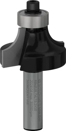 بت التوجيه Bosch PRO Rounding Over، ساق 8 مم.