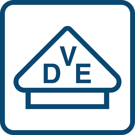 حاصل على شهادة VDE.