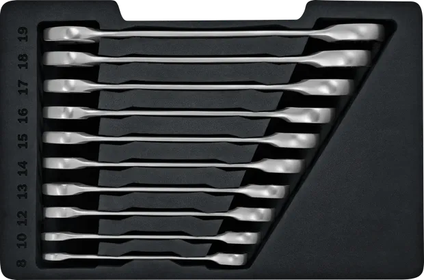 طقمُ مفتَاحٍ ربطٍ سقَاطةٍ بتصميمٍ احترَافي من 10 قطع