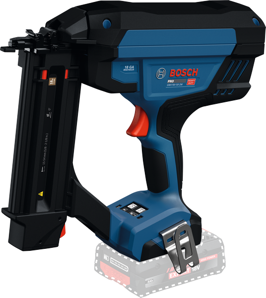 مسامير لاسلكية من Bosch GNH18V-50-2M مع بطارية 4 أمبير.