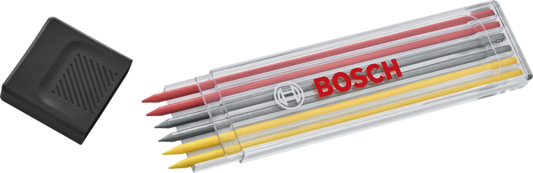 مجموعة عبوات إعادة تعبئة أقلام رصاص Bosch متعددة الألوان 2.8 مم HB.