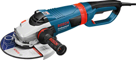 ماكينة الصنفرة الزاوية Bosch GWS 26-230 LVI بمقبض جانبي.