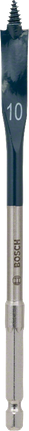 Bosch Self Cut Speed spade bit 10mm hexagon shaft.