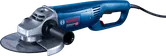 Bosch GWS 26-230 B angle grinder with ergonomic handle.