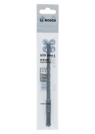 Bosch SDS plus-1 hammer drill bit 8x100x160mm.