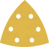 Bosch EXPERT C470 sandpaper delta sheet 6 holes.