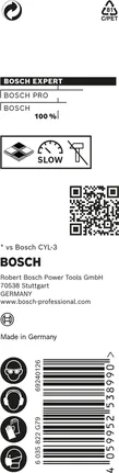 Bosch EXPERT CYL-9 MultiConstruction Drill Bit 5 x 50 x 85 mm.