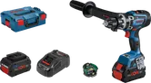 Bosch GSB 18V-150 C cordless combi drill set.