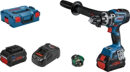 Bosch GSB 18V-150 C cordless combi drill set.