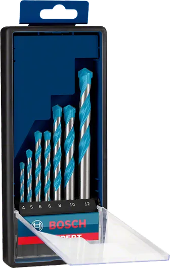 Bosch EXPERT MultiConstruction CYL-9 drill bit set 4–12 mm.
