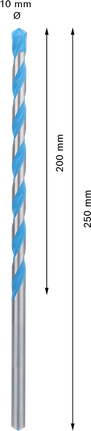 Bosch EXPERT CYL-9 MultiConstruction Drill Bit 10x250 mm.