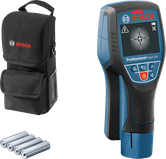 Bosch D-tect 120 wall scanner with case and batteries.