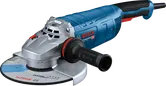 Bosch GWS 27-230 angle grinder with ergonomic handle.