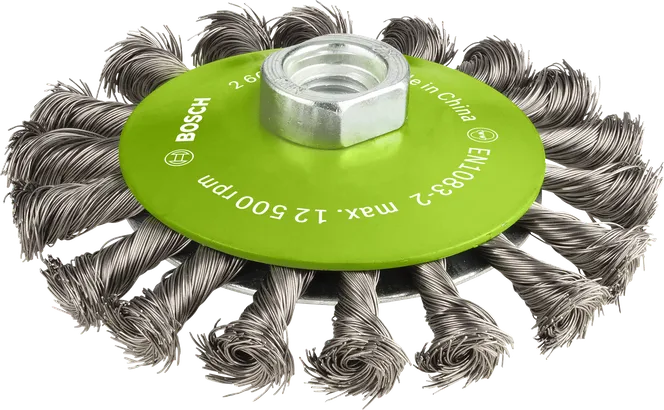 Bosch PRO Stainless Steel heavy Bevel Brush 115 mm.