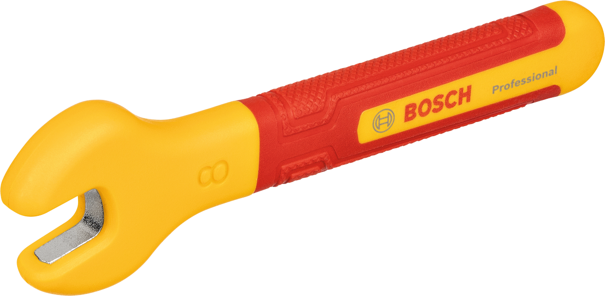 Bosch VDE spanner 8 mm with insulated handle.