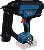 Bosch GNH18V-50-2M cordless nailer with 4Ah battery.