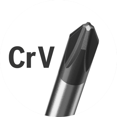 Screwdriver Set, PH/PZ/SL, 6 pcs