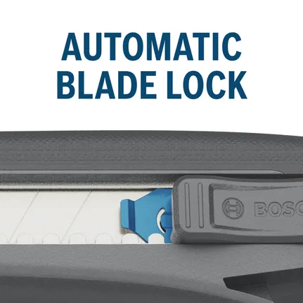 Automatic blade lock.
