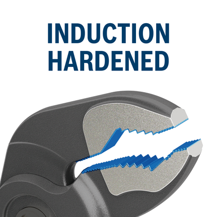 Induction hardened teeth.