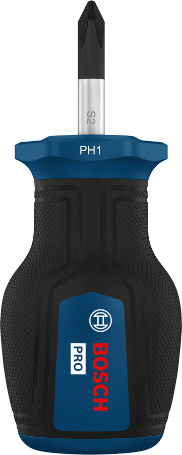 Bosch PRO Stubby Screwdriver PH1 x 25 mm.