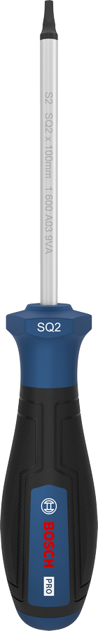 Bosch PRO Screwdriver SQ2 x 100 mm with ergonomic handle.