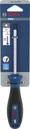 Bosch PRO Screwdriver H5 x 100 mm with ergonomic handle.