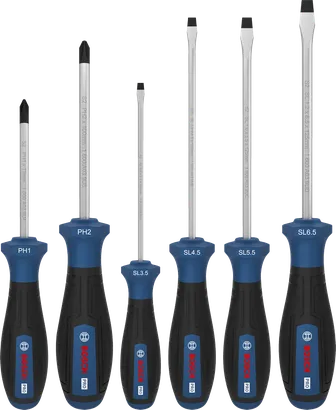 PRO Screwdriver PH/SL Set, 6 pcs