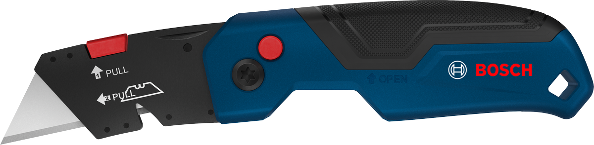 Bosch folding knife with SK5 steel blade.