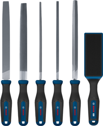 Files and File Brush Set, 6 pcs